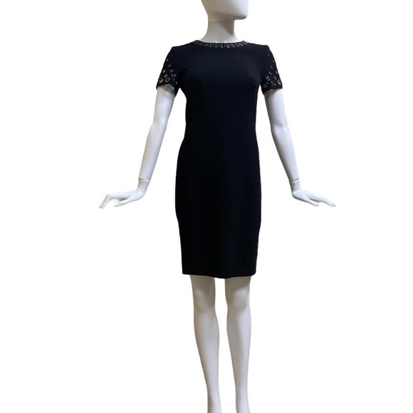 Emilio Pucci Black dress with metal/stud detailing - Picture 1 of 9